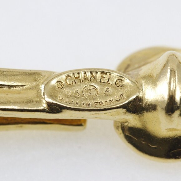 CHANEL Vintage Gold Logo Necklace - Picture 9 of 10